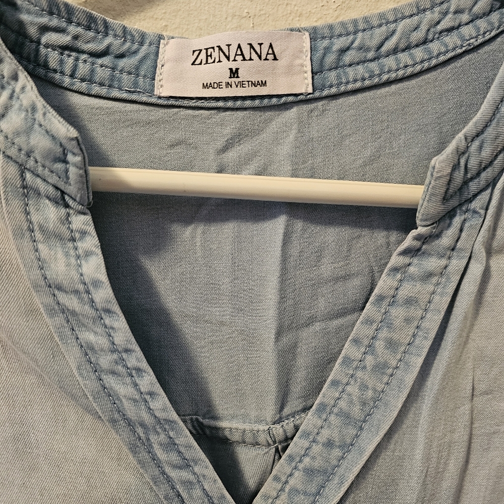 Zenana Shirt Size Medium Top - Picture 5 of 7